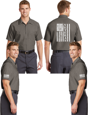 Air Force Veteran Reflective Mechanic Shirt