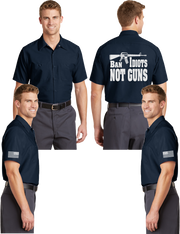 Ban Idiots Reflective Mechanic Shirt