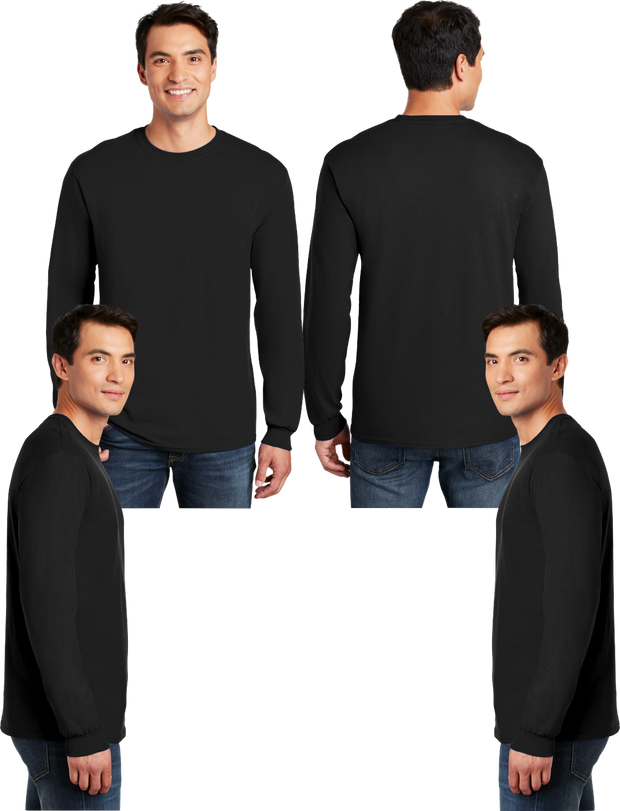 G_8400 Men's Blend Long Sleeve - 50% Cotton - 50% Poly
