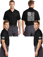 Coast Guard Veteran Reflective Mechanic Shirt