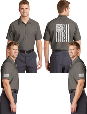 Coast Guard Veteran Reflective Mechanic Shirt