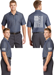 Coast Guard Veteran Reflective Mechanic Shirt