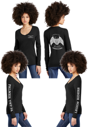 LR 9 PA - Women's Tri-Blend V-neck Long Sleeve