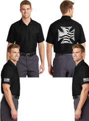 Iron Cross Reflective Mechanic Shirt