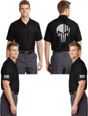 Flag Punisher Reflective Mechanic Shirt