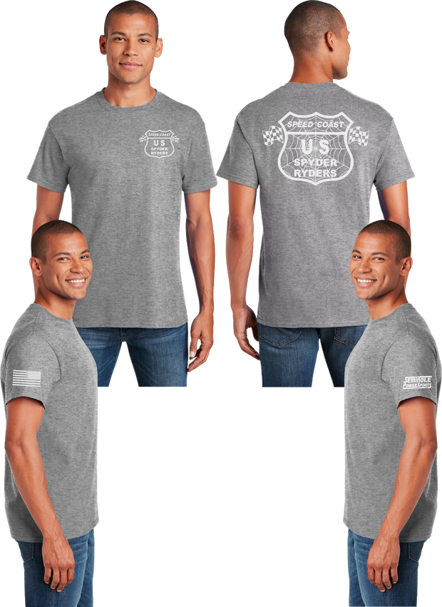 Speed Coast - Men's Blend Tee - 50% Cotton - 50% Poly