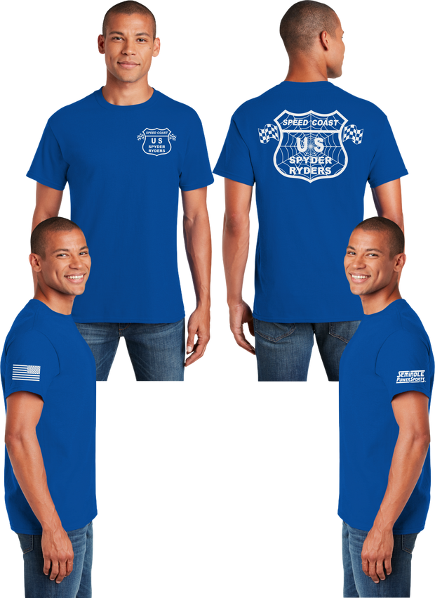 Speed Coast - Men's Blend Tee - 50% Cotton - 50% Poly