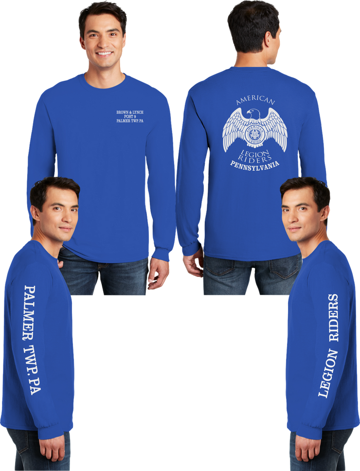 LR 9 PA - Men's Blend Long Sleeve - 50% Cotton - 50% Poly