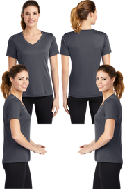 LST_353 Women's Dry Fit V-neck Tee