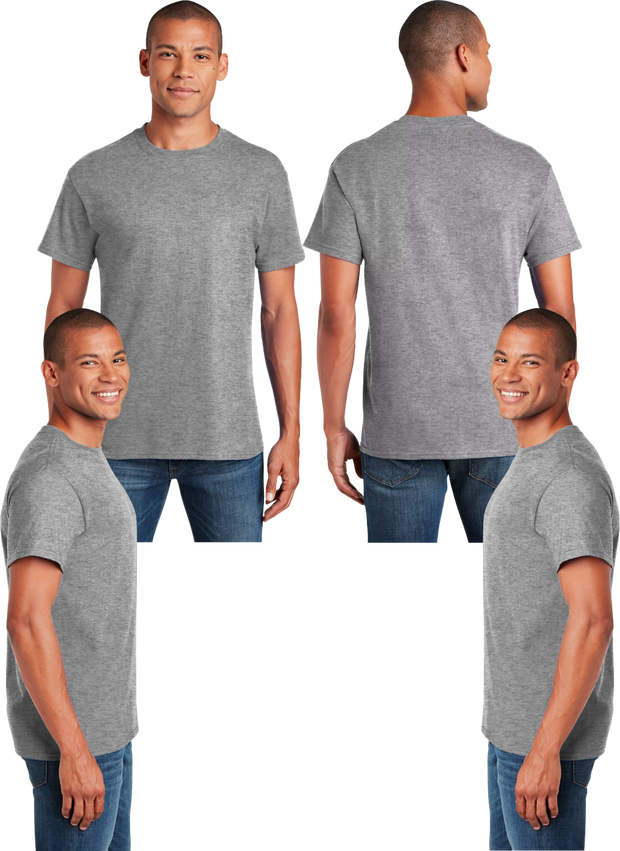 G_8000 Men's Blend Tee - 50% Cotton - 50% Poly