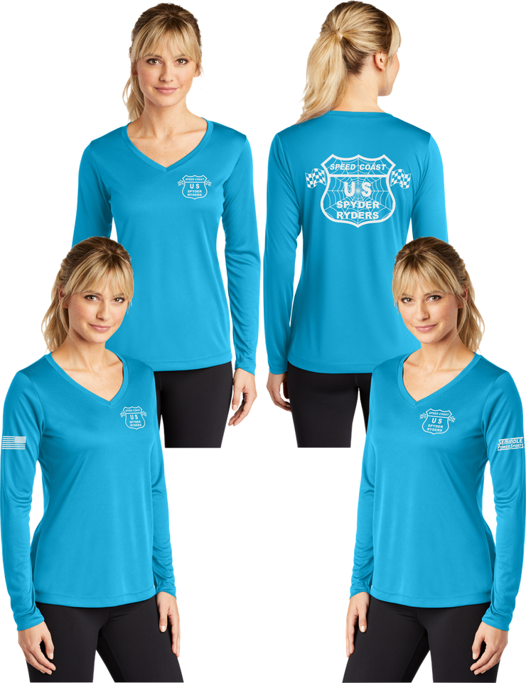 Speed Coast - Women's Dry Fit V-neck Long Sleeve
