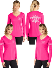 Speed Coast - Women's Dry Fit V-neck Long Sleeve