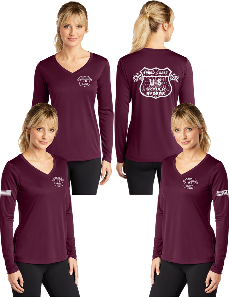 Speed Coast - Women's Dry Fit V-neck Long Sleeve