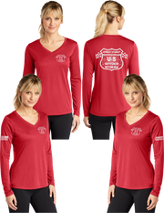 Speed Coast - Women's Dry Fit V-neck Long Sleeve