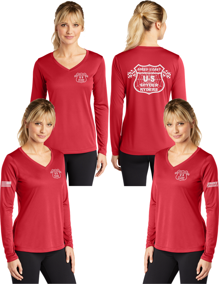 Speed Coast - Women's Dry Fit V-neck Long Sleeve