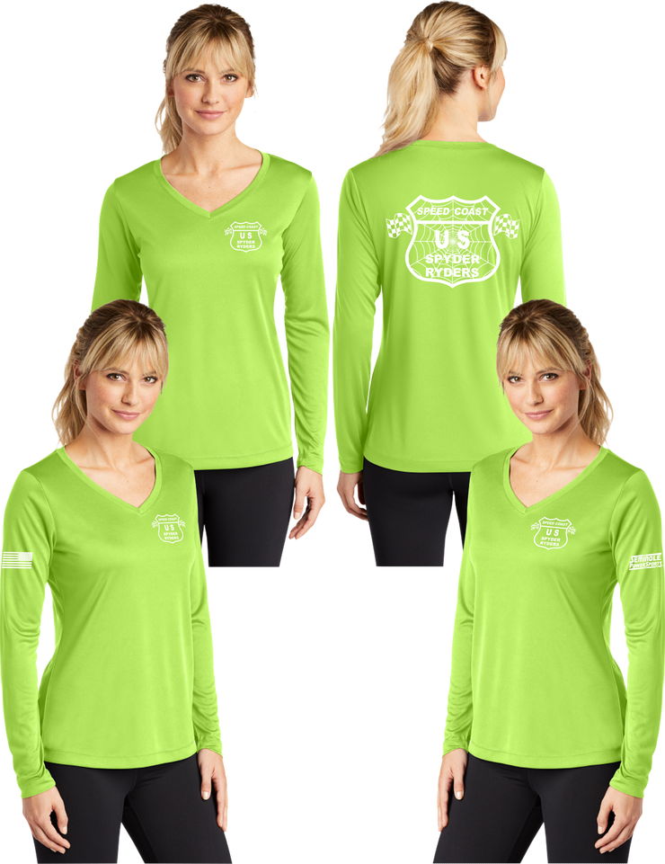 Speed Coast - Women's Dry Fit V-neck Long Sleeve