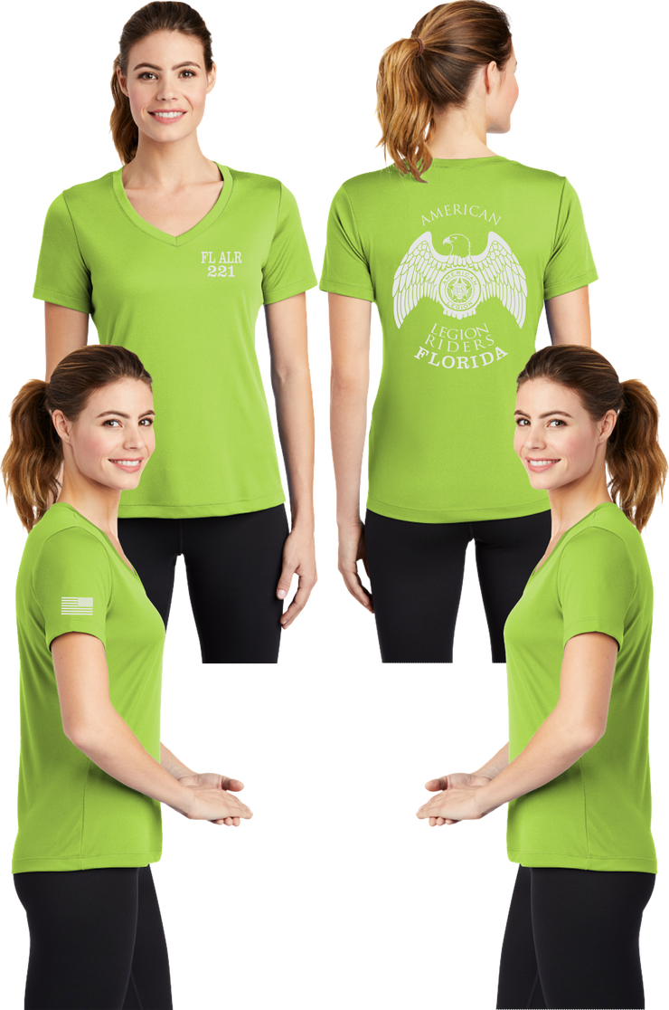 221-ALR Florida - Women's Dry Fit V-neck Short Sleeve