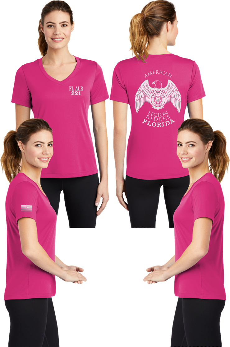 221-ALR Florida - Women's Dry Fit V-neck Short Sleeve