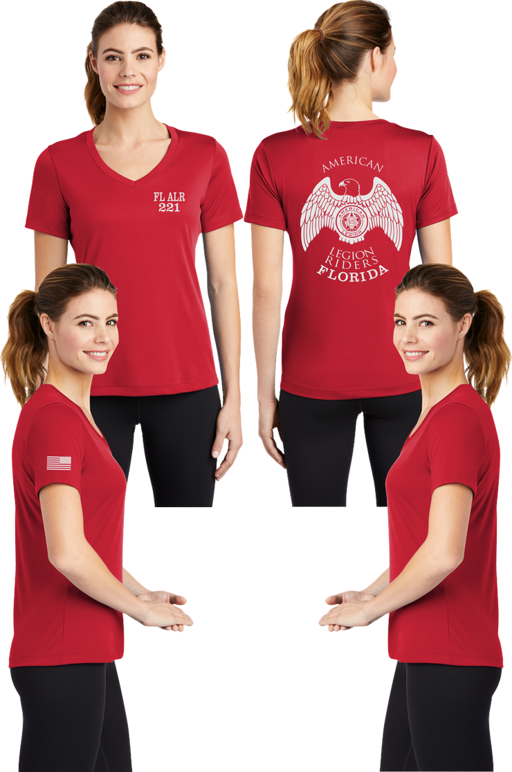221-ALR Florida - Women's Dry Fit V-neck Short Sleeve