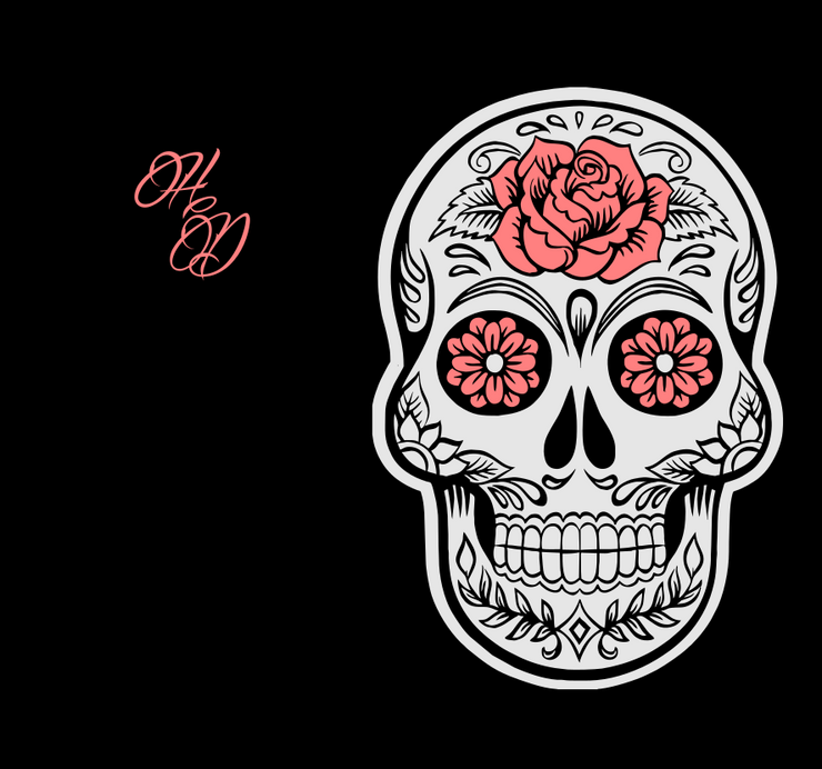 Women's Sugar Skull Coral Reflective Soft Shell Jacket
