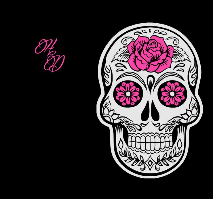 Women's Sugar Skull Pink Reflective Soft Shell Jacket