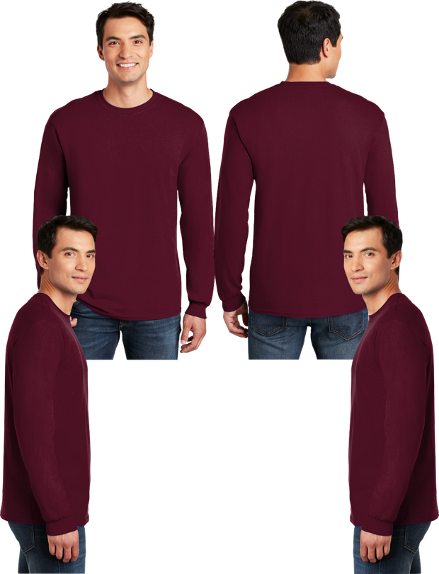 G_8400 Men's Blend Long Sleeve - 50% Cotton - 50% Poly