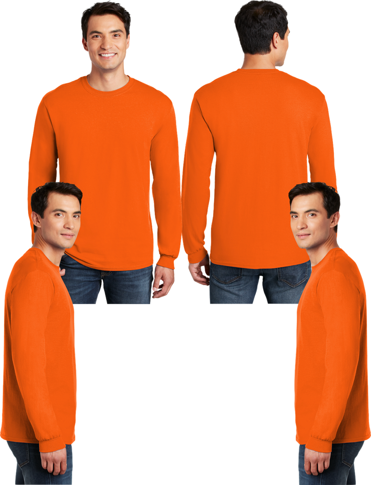 G_8400 Men's Blend Long Sleeve - 50% Cotton - 50% Poly