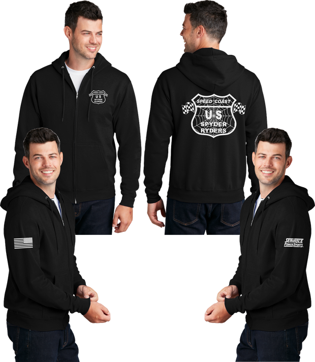 Speed Coast - Men's Zippered Hoodie