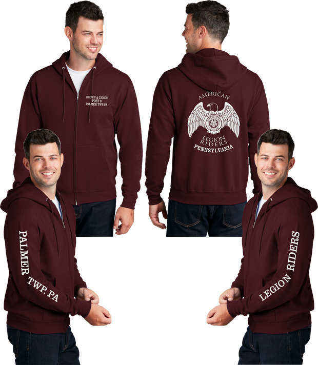 LR 9 PA - Men's Zippered Hoodie