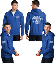 Speed Coast - Men's Zippered Hoodie