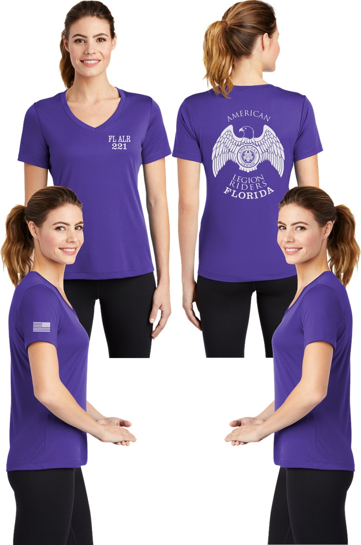 221-ALR Florida - Women's Dry Fit V-neck Short Sleeve