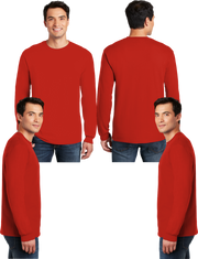 G_8400 Men's Blend Long Sleeve - 50% Cotton - 50% Poly