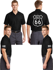 Route 66 Reflective Mechanic Shirt