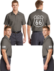 Route 66 Reflective Mechanic Shirt