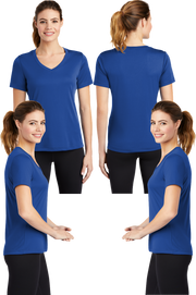 LST_353 Women's Dry Fit V-neck Tee