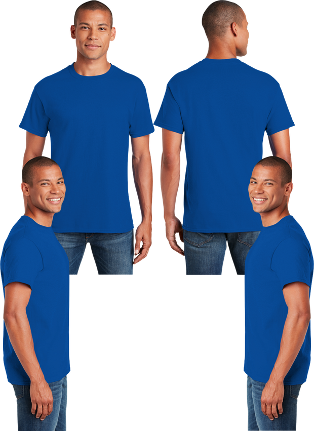 G_8000 Men's Blend Tee - 50% Cotton - 50% Poly