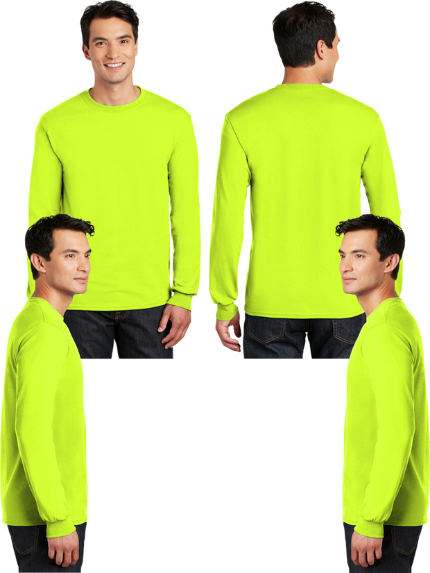 G_8400 Men's Blend Long Sleeve - 50% Cotton - 50% Poly