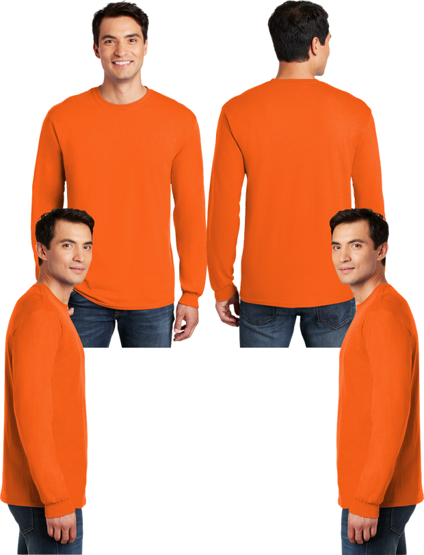 G_8400 Men's Blend Long Sleeve - 50% Cotton - 50% Poly