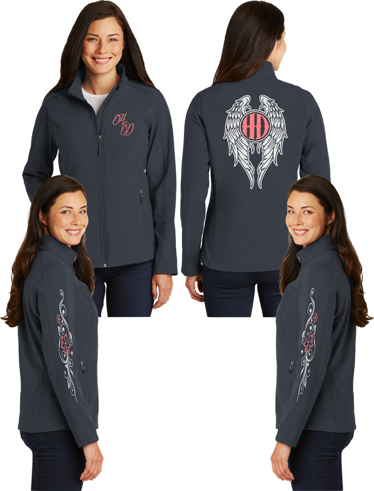 Hot Diva Coral Reflective - Soft Shell Jacket