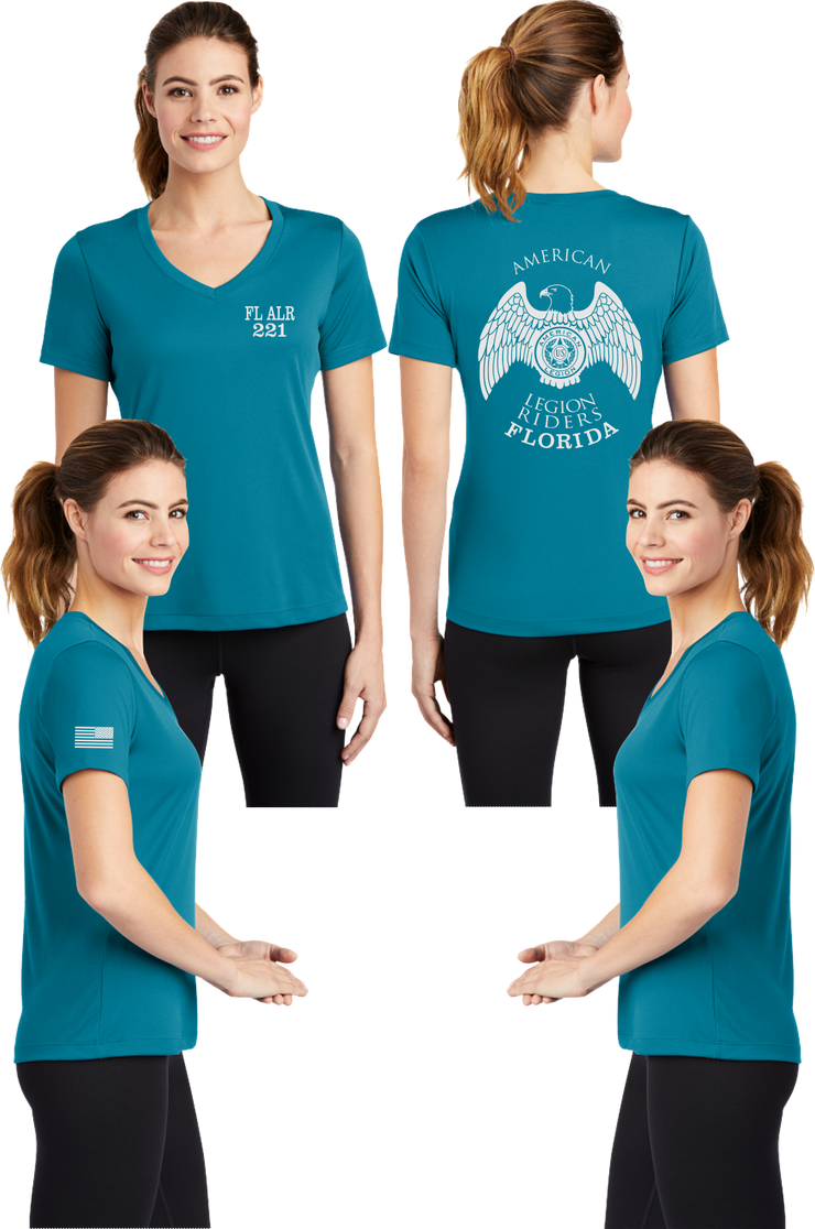 221-ALR Florida - Women's Dry Fit V-neck Short Sleeve