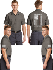 Thin red line Reflective Mechanic Shirt