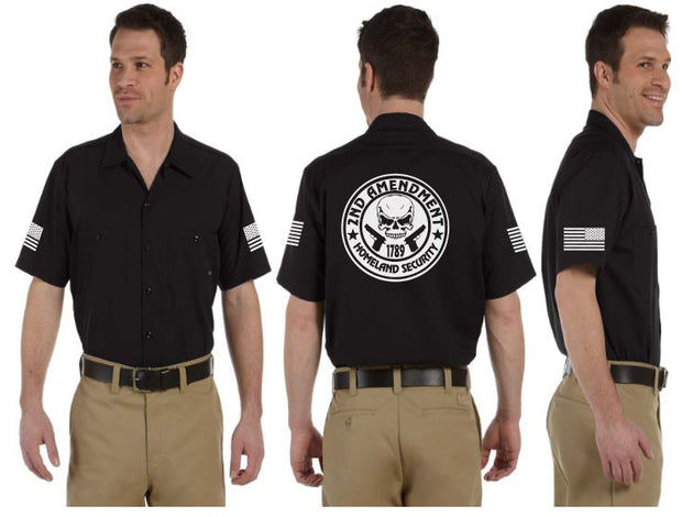 2nd Amendment Reflective Mechanic Shirt