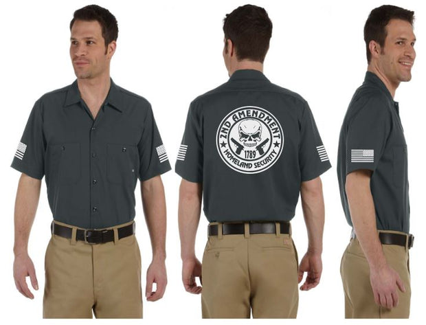 2nd Amendment Reflective Mechanic Shirt