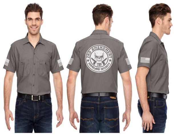 2nd Amendment Reflective Mechanic Shirt