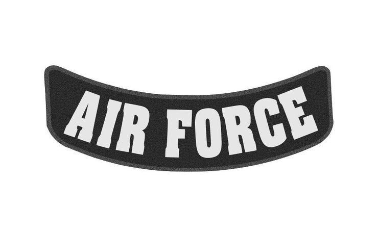 11 x 4 inch Bottom Rocker Patch - Air Force