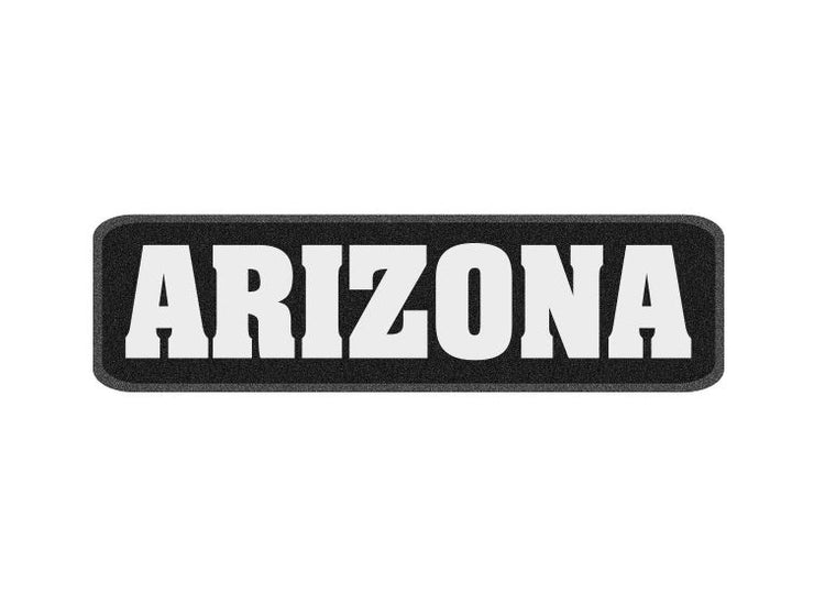 10 x 3 inch Sew on Patch - Arizona