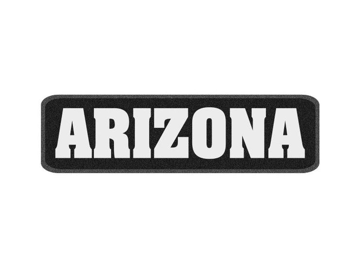 10 x 3 inch Sew on Patch - Arizona