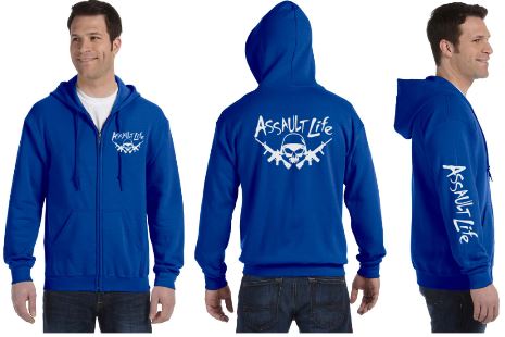 Assault Life Reflective Hoodie - Zippered