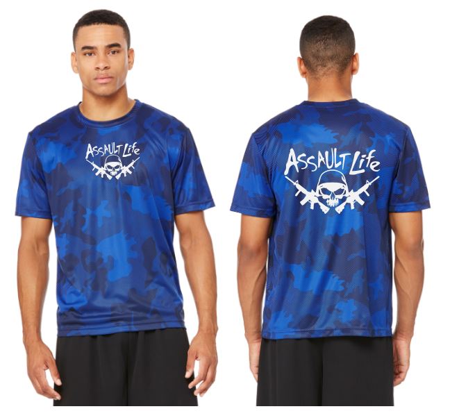 Assault Life Reflective Camo Tee - 100% Polyester