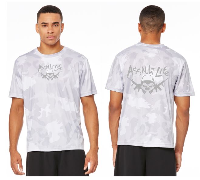 Assault Life Reflective Camo Tee - 100% Polyester